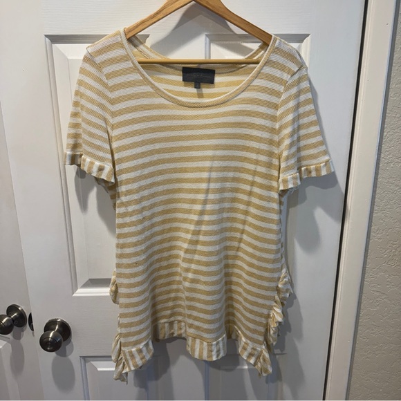 Anthropologie Sunday in Brooklyn Striped Top - Picture 4 of 8